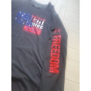 Under Armour Men's XL Heat Gear Protect This House Long Sleeve GrayFreedom Shirt